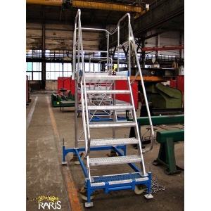Platforma RARIS la 60°, mobila, baza otel, structura aluminiu, in consola, tip PBC - Img 8