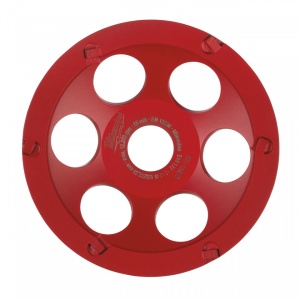 Platou diamantat Milwaukee DCWS 125, indeparteaza lacuri, vopsele epoxidice, adezivi