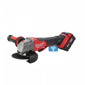 Polizor unghiular 125 mm cu frânare și comutator tip clapetă M18 FUEL™ ONE-KEY™ M18 ONEFSAG125XPDB-502X ( KIT: 2 x M18 B5 Acumulator, M12-18 FC Încarcător, Cutie HD) - Img 4