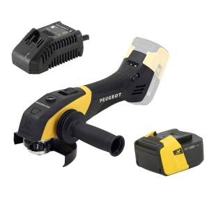 Polizor unghiular Peugeot, 125mm, 1x18V, 5.0,Ah, 7000rpm, tip KIT-EnergyGrind-18VBL - Img 1