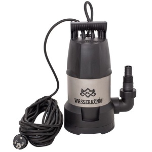 Pompa submersibila din plastic Wasserkonig SPMC9192, particule max. 5 mm, putere 600 W, debit 11500 l/h, inaltime refulare 8.5 m, flotor electromecanic - Img 1