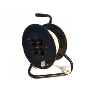 Prelungitor cu derulator (ruleta) 3x2.5mm, 4 prize