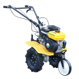 ProGARDEN Campo 703 motocultor 7CP, 2+1 trepte, roti 4.00-8, 2+1 freze, benzina, curele, transmisie aluminiu - Img 5