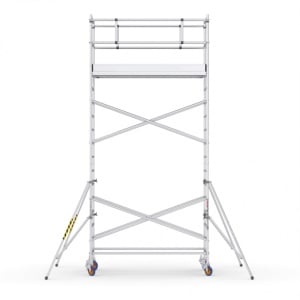 ProTUBE L6 Schela mobila profesionala din aluminiu H lucru 6,2m, podina 120 x 240 cm - Img 2