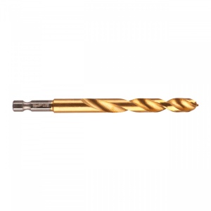 RED HEX - Burghie SHOCKWAVE™ HSS-Ground Titan pentru metal Milwaukee Ø 9x73x117 mm - blister 1 buc - Img 1