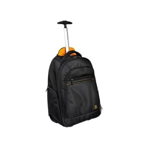 Rucsac laptop 15,6" Exactive Exabusiness cu roți și mâner telescopic Exacompta 18634E, negru - Img 4