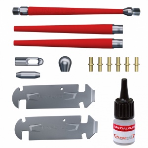 RUNPOTEC, GF3 - Tragator cablu din fibra de sticla cu accesorii si contor electronic, Ø 3mm x 30m - Img 5