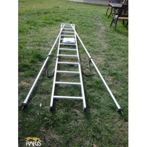 Scara aluminiu RARIS pentru gradina-livada cu 2 propte tip S2PD - Img 6