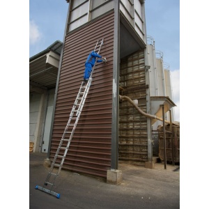 Scara culisanta cu sfoara, din aluminiu Stabilo 2x15 trepte - Img 2