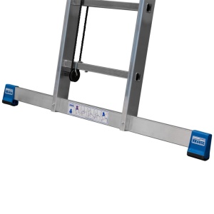 Scara culisanta cu sfoara, din aluminiu Stabilo 2x24 trepte - Img 5