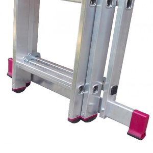 Scara multifunctionala din aluminiu Corda, 3x10 trepte - Img 5