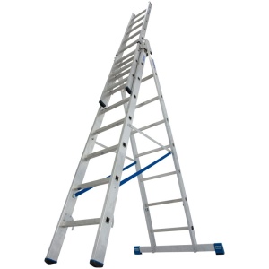 Scara multifunctionala din aluminiu Stabilo, 3x8 trepte cu functie de egalizare - Img 5