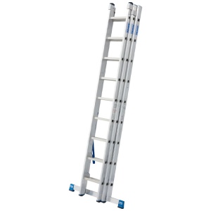 Scara multifunctionala din aluminiu Stabilo, 3x9 trepte, cu functie de egalizare - Img 3