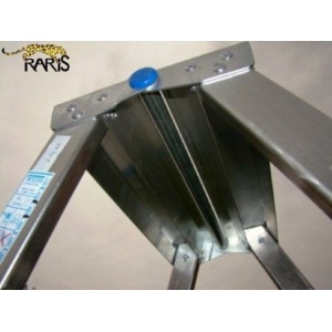 Scara platforma aluminiu RARIS dubla evazata tip 2A - Img 5