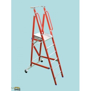 Scara RARIS, electroizolanta, fibra sticla, platforma mare, trepte inguste, tip SPMIE - Img 1