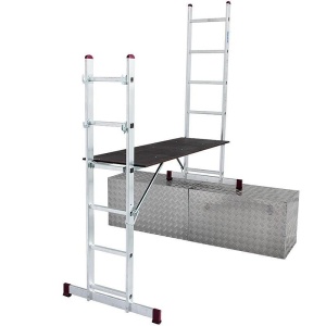 Scara / schela mobila Corda, aluminiu, 6 trepte - Img 4
