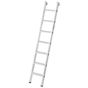 Scara simpla din aluminiu cu trepte late STABILO, 7 trepte - Img 1