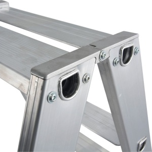 Scara Stabilo dubla 2x8 trepte, cu roti - Img 5