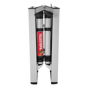 Scara telescopica cu platforma, Telesteps, 3 trepte 65mm, inaltime max. platforma 0.88m, inaltime max. de lucru 2.88m, tip Solid Line - Img 6