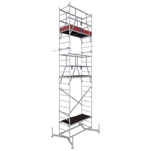 Schela Climtec 0,6 x 1.5m, aluminiu, inaltime lucru 7m, modul 0+1+2 - Img 1