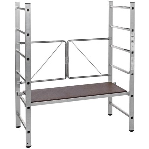 Schela pliabila Corda 0,5 x 1,25m, aluminiu, inaltime lucru 2,8m - Img 1