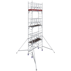 Schela Protec XS1000, 0,6 x 2m, aluminiu, inaltime lucru 7,7m - Img 3