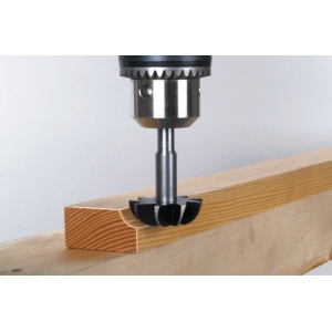 Semifreza de raionat/convex Wolfcraft 3267000, 35x11 mm, tija 8 mm - Img 3