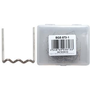 Set 100 cleme reparatie plastic, forma "U", Ø 0.6 mm, pentru BG-873