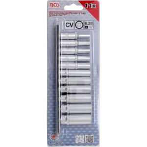Set 11 chei tubulare lungi 4 - 13 mm, 1/4", 12 puncte - Img 2