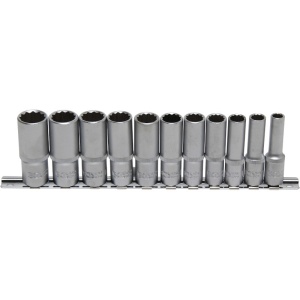 Set 11 chei tubulare lungi 8 - 19 mm, 3/8", 12 puncte