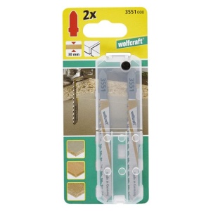 Set 2 panze pentru fierastrau pendular Wolfcraft 3551000, prindere in T, pentru lemn, adancime taiere 30 mm - Img 2