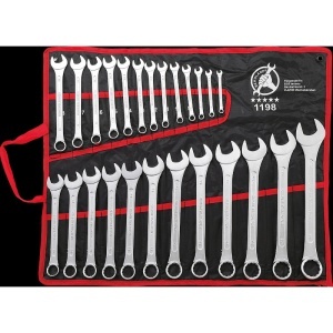 Set 25 chei combinate BGS 6-32 mm, otel-carbon, etui - Img 2