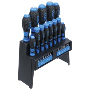 Set 29 piese BGS surubelnite si varfuri, suport plastic