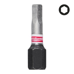 Set 3 biti de impact Milwaukee Shockwave Impact Duty™, Hex4mmx25mm
