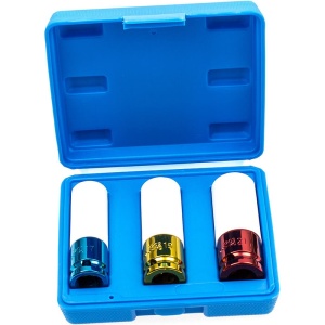 Set 3 chei tubulare de impact cu protectie, 85 mm 1/2" - Img 3