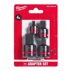Set 4 adaptoare Milwaukee ½" SHOCKWAVE™ IMPACT DUTY - Img 2