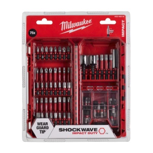 Set 75 piese Milwaukee biti si tubulare Shockwave - Img 2