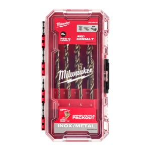 Set 8 burghie metal MILWAUKEE HSS-CO 3-10 mm - Img 3
