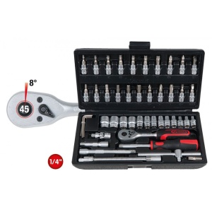 Set chei tubulare 1/4" CLASSIC KS TOOLS, 48 de piese - Img 3