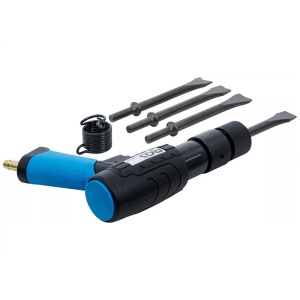 Set ciocan cu impact pneumatic profesional BGS pentru daltuire, cu mandrina rapida cu adaptor si 4 dalti, 10 mm, - Img 4
