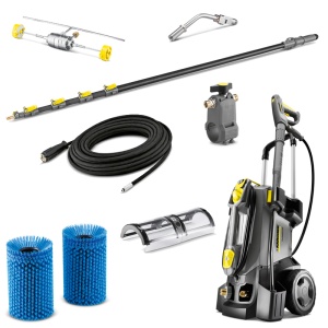 Set curatare Karcher cu rola (300-1000l/h) cu HD5/15C Plus, tija telescopia TL7H, furtun 8.5m, 230V