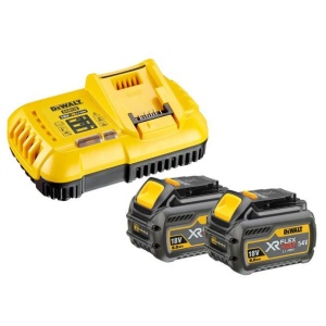 Set incarcator + 2 acumulatori Dewalt DCB118T2, 18V / 54V, 6Ah, Li-Ion XR FlexVolt - Img 1