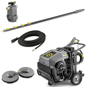 Set Karcher iSolar 800 Advance (1000-1300l/h) cu HDS10/21-4M Classic cu incalzire a apei, tija telescopia TL14C, furtun 15m, 380V