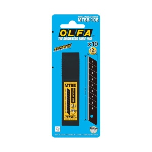 Set MTBB-10B - lame japoneze negre de 12,5 mm, 10 bucati, Olfa - Img 2