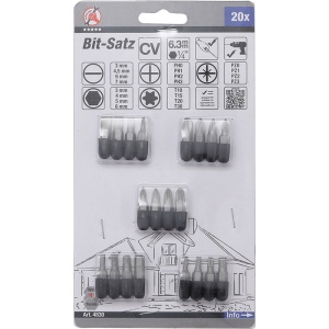 Set varfuri 1/4", 20 piese - Img 3