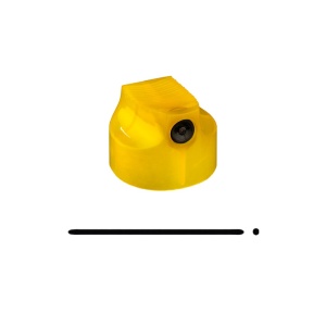 Spray cap German Skinny yellow/black