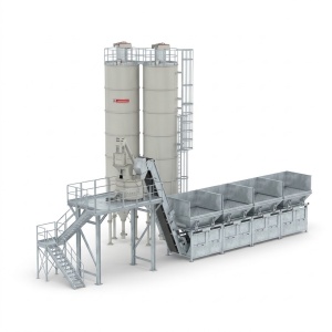 Statie de beton stationara SAMI Tecnomix 1-50 LT - Img 1