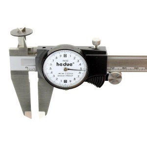 Șubler din oțel inoxidabil cu ceas comparator 200 mm/0,02 mm - Img 2