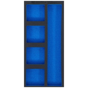 Suport organizator din spuma BGS 1/3 sertar, 5 compartimente, 408x189x32 mm - Img 2