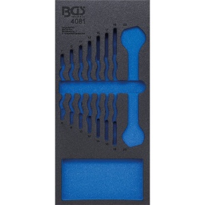Suport organizator pentru carucior, 1/3 sertar, GOL, pentru 8 chei duble 6-22 mm - Img 1